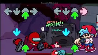 Амогус убил бойфренда и гёрфренд FNF vs Impostor Among Us v2