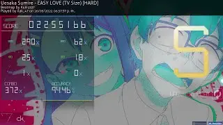 Osu! EASY LOVE - Uesaka Sumire (Hard S Mouse)