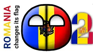 🇷🇴ROMANIA CHANGES ITS FLAG🇲🇩🇦🇩 #2