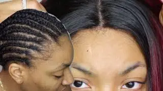 Sewing your full lace wig down | No glue at all