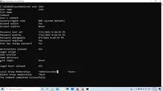 Add and delete users using the Command Prompt (CMD) in Windows 