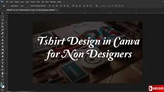 The Start T shirt design canva tutorial