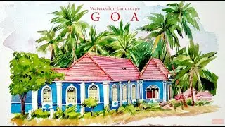 Enjoy learning watercolor landscape painting with GoArt Goa. Workshop coming up soon.