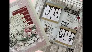 Christmas Cards #2crafters1design #satmornmakes