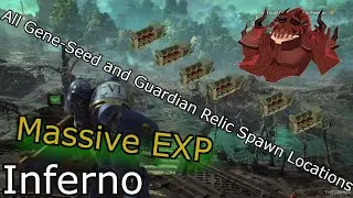 All Gene-seed and Guardian Relic Spawns on Inferno l Warhammer 40k Space Marine 2