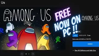 AMONG US PC free now in epic games store 2021 