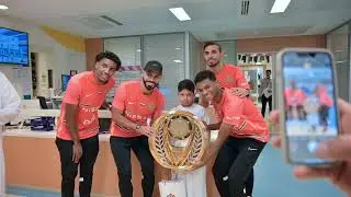 Shabab Alahli visits Al Jalila Children's