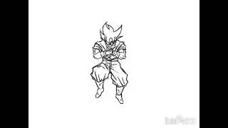 animation test super sayain goku