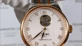 Zegarek Tissot Le Locle Powermatic 80 Open Heart T006.407.22.033.02 (T0064072203302) zegarmistrz.com