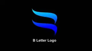 Creative B Letter Logo Design in CorelDRAW || CorelDRAW Tutorial || 