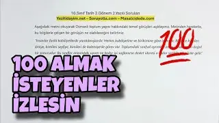 10.Sınıf Tarih 2.Dönem 2.Yazılı
