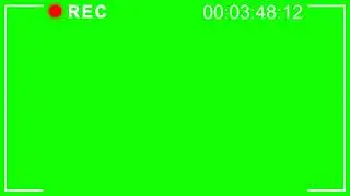 FREE HD Green Screen - RECORDING CAMERA WITH TIME 10 MINUTES