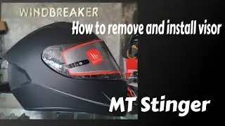 MT Helmet change visor | MT Stinger 