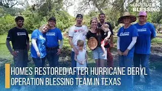 Cleanup Efforts Bless Family After Hurricane Beryl