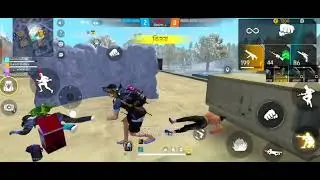 free fire squad V's squad rank gem pley