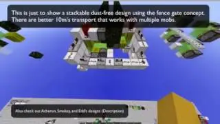 Redstone Scraps 3: Fencegate conveyor + slimeblock pulling