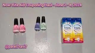 Rite Aid Couponing Haul - $10 MM! Made it work! - June 2 - 8, 2024 - @patel7ravi7