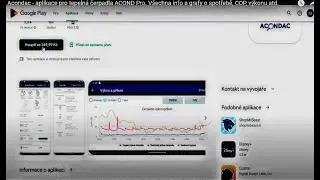 Acondac - aplikace pro tepelná čerpadla ACOND Pro. Všechna info a grafy o spotřebě, COP, výkonu atd.