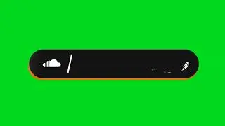 SoundCloud Lower Third Green Screen | soundcloud lower third chroma key | copyright free