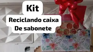 recicle caixa de sabonete pra montar kit