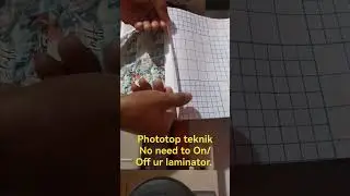 PHOTOTOP TEKNIK #youtubeshorts #diy #youtube
