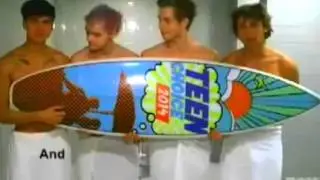 5 Seconds of Summer - Ashton Irwin boner teen choice awards 2014