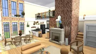 CUTIE LOFT + GIVEAWAY!!! 🏡👨‍👨‍👧‍👧 | The Sims 4 Speed Build