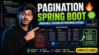 Master Spring Boot Pagination | Pageable, Custom API Response & MySQL with Spring Data JPA