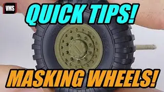 How to paint model wheels with Liquid Mask VMS tutorial