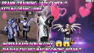PRANK JADI CEWEK DI TRAINING‼️KETEMU ORANG JAWA !? TERNYATA DIA PAWANG BUAYA + DVKUN CUYY😱😱