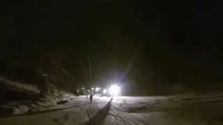 На подъемнике в Абзаково 24 января 2014