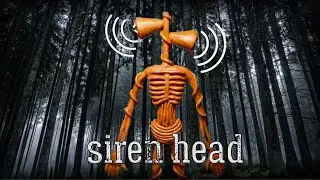 Сиреноголовый Siren Head из пластилина / творения Тревора Хендерсона лепка