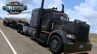 American Truck Simulator #2 | Kansas | Wichita To Hays | Ruda Peterbilt 389 Glider