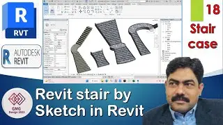 revit stair by sketch | staircase in revit | How to Create Stair by Sketch Revit Tutorials