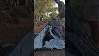 Одиночный поход в лес. Outdoors 