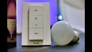 PHILIPS HUE DIMMER SWITCH setup walk through and review