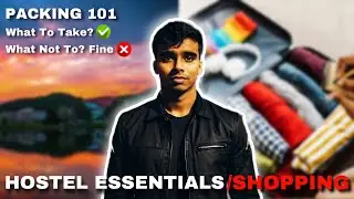 Hostel Essentials 🗿🔥 Things To Carry To The Hostel 👀🔥 What To Pack For Hostel 🧐 College Shopping