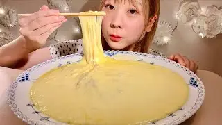 ASMR Mozzarella Cheese【Mukbang/ Eating Sounds】【English subtitles】