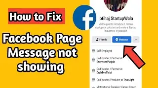 How To Fix Facebook Page Message not showing || Fix Facebook Page Message Not Showing