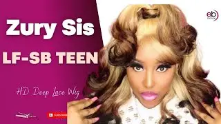 Zury Sis Synthetic Half UpDown SB Bang HD Lace Front Wig - LF-SB TEEN | EBONYLINE.COM