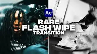RARE Flash Wipe Transition in After Effects (Tutorial)