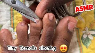 ASMR Pedicure Relaxing Nail Care & cleaning by a local barber