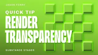 How To Render Transparency In Substance Stager
