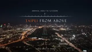 Taiwan | Taipei From Above |  8K | Cinematic Aerial | 台灣台北空拍 | 夜拍