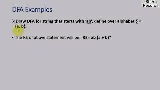 Lecture 13_ DFA (Deterministic Finite Automata) with solved examples
