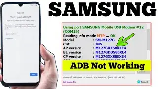 Samsung A14/A13/M12 Frp Bypass ADB Enable Failed | Samsung Frp New Security 2024