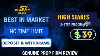 The 5%ers Prop Firm Review II High Stakes Challenge 5ER II Best Prop Firm 2023