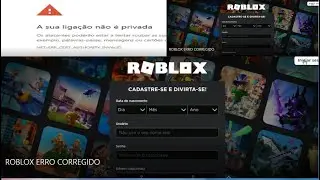 Roblox ERRO CORRIGIDO JOGO NÃO ABRE