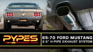 1965-70 Ford Mustang 2.5" H-Pipe Exhaust System