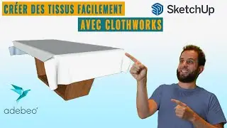 Tutoriel SketchUp : créer en 3D une nappe, une couverture ou une serviette